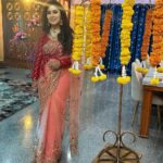 Manjula Paritala Instagram – #Mahalakshmi🔥# how is the episodes #seetheramudikatnam #commentbelow
#saree @everydayfashion.official 
@archanasathishp