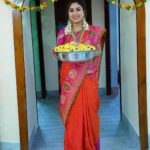 Manjula Paritala Instagram - #All abt Sathyanarayana swamy vratham #full video in our yt channel #manjulanirupam #linkinbio #gadwalpattusaree @sairampattusarees
