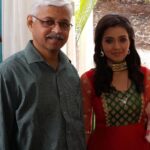 Mansi Srivastava Instagram - Some photos of Dad and with dad over the years as he completes 66 years today 💙 #happybirthday papa @amulya.kumar.37 Love u and see u soon please 🎈🙌