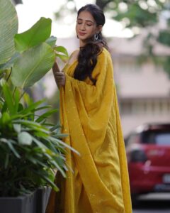 Manvita Kamath Instagram - 👑
.
.
.
.
.
@venoowaves 
@makeoverby_rekha_karthik_ 
@sowmya.sk 
@maayakriya