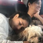 Manvita Kamath Instagram - I buried my mother in the ocean. Since then, the birds clean and comb,while securely placing her favourite Mangalore Jasmine in her hair every morning and waves pull the blanket up to her chin , stars planting kisses on her forehead every night. I cannot complete this poem,amma.. feels empty without you… I hope you find comfort and peace in the other side of the world 🙏