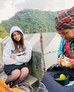 Manvita Kamath Instagram - Somewhere in the mountains 🏔.
.
.
.
.
.
#photodump #shillong #northeast #trend #reach #noedit #nomakeup