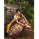 Manvita Kamath Instagram - ✨✨✨ . . . Wearing @kankatala_ @mahitha_prasad Mua and hair @makeoverbylakshmi_pooja Jewellery @desilverstudioblr