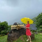 Manvita Kamath Instagram - Finding my inner peace in the midst of the monsoon season 🌧️🌿 #RealMe #MountainForest #RainySeason . . @wildplanet_banaheights @tripstoluxury . . #nomakeup
