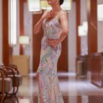 Manvita Kamath Instagram - Dearest @sowmya.sk , you're the styling queen! Your impeccable taste and attention to detail made me shine at siima. Thank you for making me look and feel like a million bucks! 💃🌟 @siimawards . . . Outfit : @jadorebyparul Styling : @sowmya.sk Photography : @ehtasham_saeed Mua : @pannas_makeup