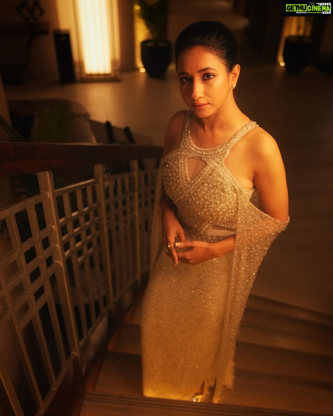 Manvita Kamath Instagram - 🧚♀️ . . . . Wearing @valentinarusuofficial @byvalentinarusu Styled by @sowmya.sk Mua and hair @zarafahad_mua