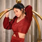 Manvita Kamath Instagram - ❤️ . . . @boss_ladyy_vestire @athul_capture @makeoverby_rekha_karthik_