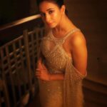 Manvita Kamath Instagram - When the glitter fades, what truly shines is the goodness of your heart. 💖 #FashionAppreciation #SiimaOutfit @siimawards . . . Wearing the very talented @valentinarusuofficial @byvalentinarusu Styled by @sowmya.sk Mua @zarafahad_mua Photography @adnan.a.abbas