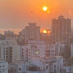 Masoom Shankar Instagram - What if we had two Suns setting together like that🤩 Comment your thoughts? . #indiawinningmoments #worldcup . #sundowner #home #mumbai #diwali #newbeginnings 🧿❤️ Mumbai, Maharashtra