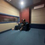 Masoom Shankar Instagram – Perseverance for Perfection is a good habit I think. 🥰❤️ 
#DubbingShenanigans #NewProject #PostProduction Hyderabad