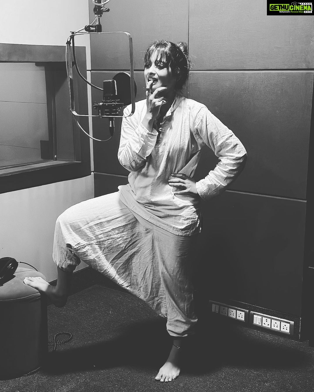 Masoom Shankar Instagram - Perseverance for Perfection is a good habit I think. 🥰❤️ #DubbingShenanigans #NewProject #PostProduction Hyderabad