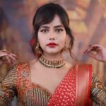 Mayuri Kyatari Instagram - 🔱 MUA @kruthikasmakeup Photography @creative_eye_fotography Wearing@vibbhinna Jewellery @beadedtreasuresjewelry Nails and lashes @cosmiclashesandnails #navratri #navratrifestival #art #hindu #fashion #navratrigarba #celebration #mata #surat #mahadev #vaishnodevi #karnataka #mahakali #garbalovers #garbaking #navratrivibes #traditional #festive #navratrichaniyacholi #follow #festivals #navratrifever #navratrijewellery #trending #navaratri #dance #matarani #lakshmi