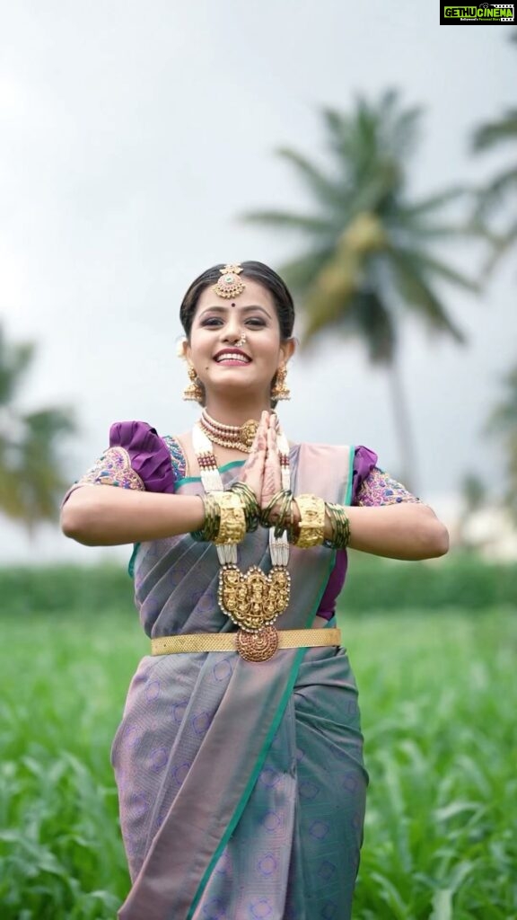 Mayuri Kyatari Instagram - ವರಮಹಾಲಕ್ಷ್ಮಿ ಹಬ್ಬದ ಹಾರ್ದಿಕ ಶುಭಾಶಯಗಳು 🥰 Makeup 💄 @sumareddy_makeovers Hair @ramya_hairstylist Outfit @designertrends_rentaloutfits Jewellery @kiran.bridal.jewelry Video @suhas_sapthagiri Pictures coming soon💎 #festival #varamahalakshmi #vibe #treditional #fashion #trending #love