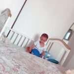 Mayuri Kyatari Instagram - This innocence!!! Heart is filled with my son❤️ @starboii_1111 #innocent #baby #world #forever #infinity #blessed #thankyou #gratitude