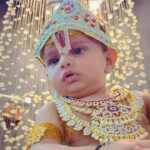 Mayuri Kyatari Instagram - Nan Muddu Krishna ❤️🧿 @starboii_1111 follow him🥰 #happykrishnajanmashtami #krishna #lordkrishna #world #blessed #instagood #trending #mayurikyatari