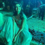 Meenakshi Chaudhary Instagram – Little bts from kolai 🥰 this one is truly special 
With literally all the blood and sweat being poured into it 🥹🫶🏽
#kolai