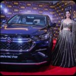 Meenakshi Chaudhary Instagram – Mesmerizing Moments at @nexaexperience fashion show at the SIIMA Telugu Nominations Party, Hyderabad is nothing short of a luxurious masterpiece.

Designer @rudrakshdwivedi unveiled an exclusive collection that left us spellbound. All Eyes on the show-stopper @meenakshichaudhary006 who stole the evening with her stunning charm. 
.
.
.
#NEXA #NEXAExperience #CreateInspire #NEXASIIMA #SIIMAinDubai #SIIMA2023