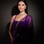 Meenakshi Chaudhary Instagram - 💜💜🦄 Makeup : @snehamnj Hair : @hair_by_naemat Photographer : @lakshmijagan Assistant : @noormakeup_mehndi Styling : @riechamallick Outfit by : @anjanabohra_official Jewellery : @karnikajewelshyd