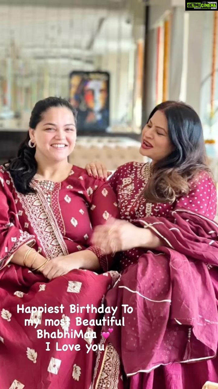 Megha Dhade Instagram - Happy Birthday my Beautiful BhabhiMa … You are the one I know We always have our back for each other. I Love you forever 💕🤗 @vidhi.acharya