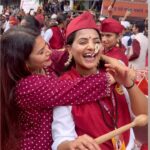 Megha Dhade Instagram - बाप्पा ची पुणेरी थाटात मिरवणूक 🥁🪘🎺🎼🙏🏻💕 Laxmi Road, Pune