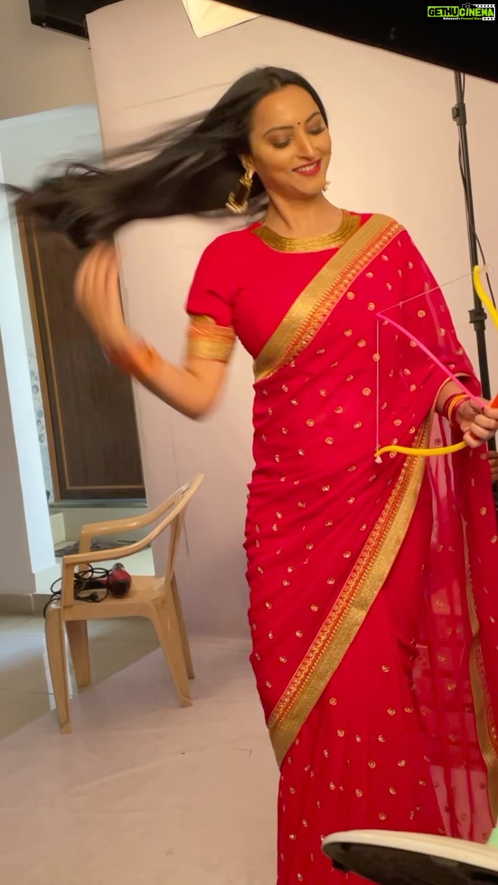 Meghana Gaonkar Instagram - Behind the scenes 🏹 from the poster shoot of @shubhamangalathefilm IN THEATRES TOMORROW
