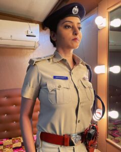 Meghana Gaonkar Instagram - DCP Deepa Kamath arriving THIS FRIDAY at a theatre near you💫 
#ShivajiSurathkal2 @akashsrivatsa