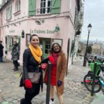 Meghana Gaonkar Instagram - 3 Gen in Paris haven. 💛❤️💜 La Maison Rose