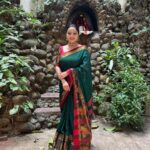 Meghana Gaonkar Instagram - ⚜️For ‘ಶುಭಮಂಗಳ’ trailer release⚜️ ~ Temple jewelry by @rubans.in Styled by yours truly MG. 📸: @rakesh_maiya