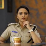 Meghana Gaonkar Instagram - Presenting the first look of DCP Deepa Kamath from Shivaji Surathkal 2 🌟 ~ #SS2 #ShivajiSurathkal2 #RameshAravind103 #DCPDeepaKamath #MeghanaGaonkar