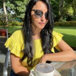 Meghana Gaonkar Instagram - Glitter Cappuccino & Korean Doughnut. I like today! ~ #🧿 #Bengaluru Bangalore, India