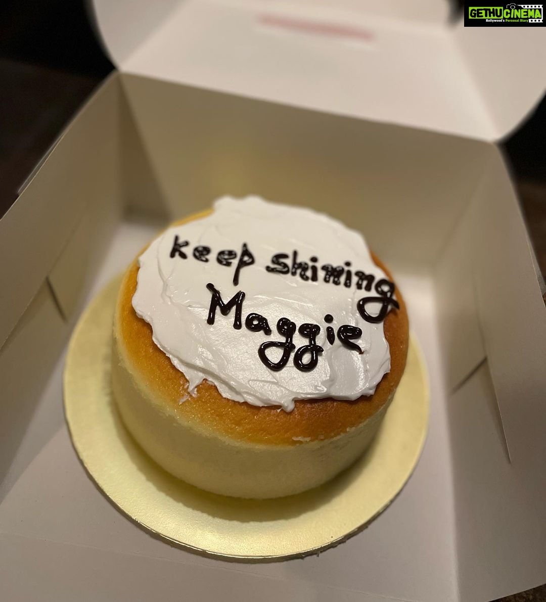 Meghana Gaonkar Instagram - Would you believe it if I told you that someone ate this entire cake all by herself🤭? That someone: 🙋🏻♀️Me! ~ Loved every bite of this amazing cake. @sipupuyi #JapaneseCheeseCake