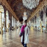 Meghana Gaonkar Instagram - This interior part of the Versailles palace will remain my absolute favourite coz of them chandeliers, such delightful creatures🤌 Check out my YouTube video on it. Link in bio. Subscribe & enjoy!