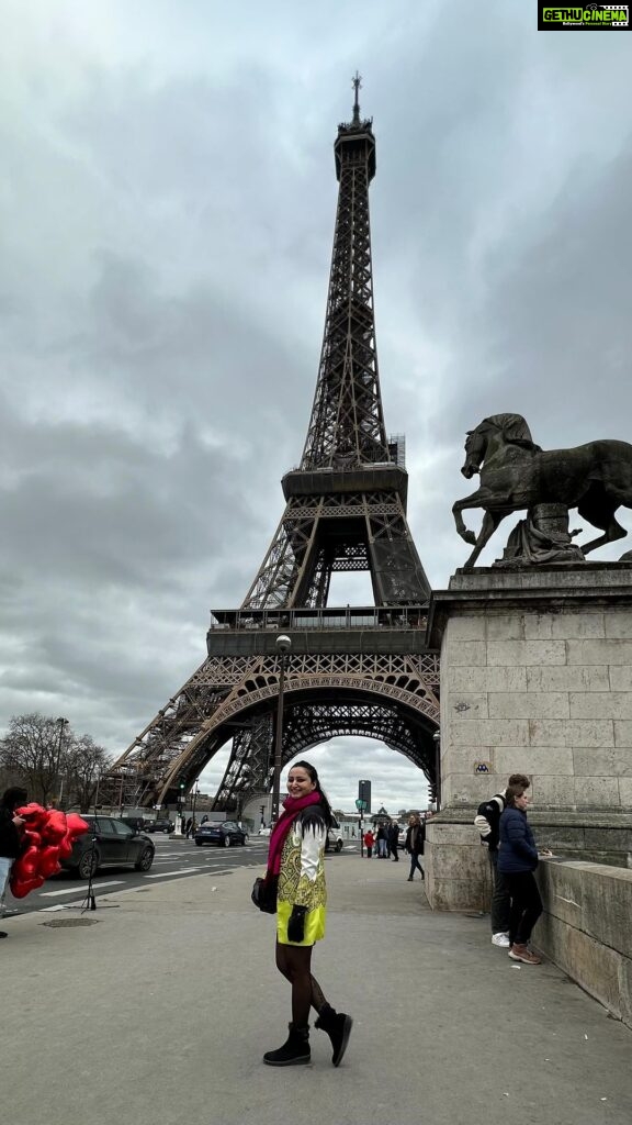 Meghana Gaonkar Instagram - February, you were most wondrous. #🎠 ~ #February2023 #🇫🇷 #ParisMonAmour Eiffel Tower - Paris, France