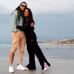 Meghna Naidu Instagram - Yeah yeah Sometimes we also wear clothes on the beach ⛱️ 🤣🤣🤣 @elitetennisdubai #husbandandwife #coupletravel #couplegoals #loveisintheair #beachvibes #beachvibes The Cove Rotana Resort Ras Al Khaimah