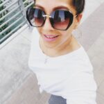 Meghna Naidu Instagram – Happy Sweaty Face covered by enormous chashma 😜

#happyandyouknowit 
#blessedandgrateful Marina Walk, Dubai Marina