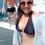 Meghna Naidu Instagram – Thank you @elitetennisdubai for one of the most memorable holiday ✨️ 
❤️❤️❤️❤️

#greece
#santorini
#holidays
#summertime 
#beachbums 
#beachbum 
#beachwear 
#beachvibes 
#indianme 
#meghnanaidu