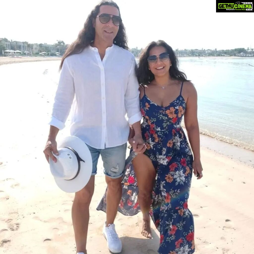 Meghna Naidu Instagram - Mr. Husbandji... You are one of the most beautiful souls, a greatest friend, best travel companion, caring son, loving brother, entertaining husband, skilfull cook, wonderful son in law, beautiful father and the list goes on... Thankful & Grateful every single day for you in my life... Thank you for being you !!! HAPPY BIRTHDAY MR. HUSBANDJI LOVE YOU ALWAYS AND FOREVER ❤ @elitetennisdubai