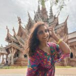 Meghna Naidu Instagram - Magical is the word for this place !!! #sanctuaryoftruth #pattaya #thailandtravel #thailand Sanctuary of the Truth, Pathaya