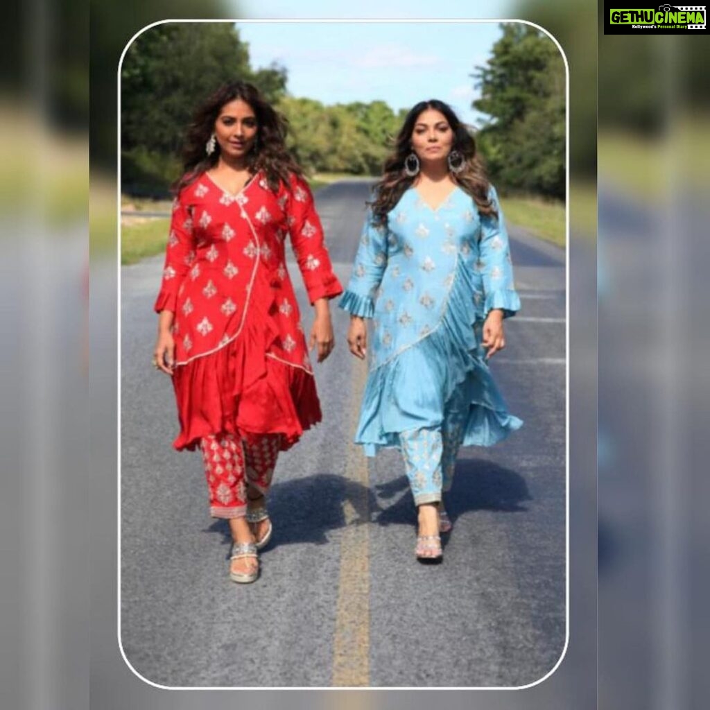 Meghna Naidu Instagram - Our friendship is one without purpose because true bonds are free from the what or why..we just exist for the other in any capacity. Let’s walk to all corners of the world together and leave our mark of MESH 🙏 also the walking was figuratively not literally, just so we are clear. Love you to the moon and back.📸 : @neel_jha
