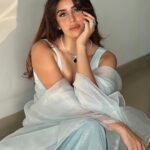 Miesha Saakshi Iyer Instagram - 🩵 Outfit @laevachi Mumbai, Maharashtra