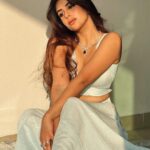 Miesha Saakshi Iyer Instagram - 🩵 Outfit @laevachi Mumbai, Maharashtra