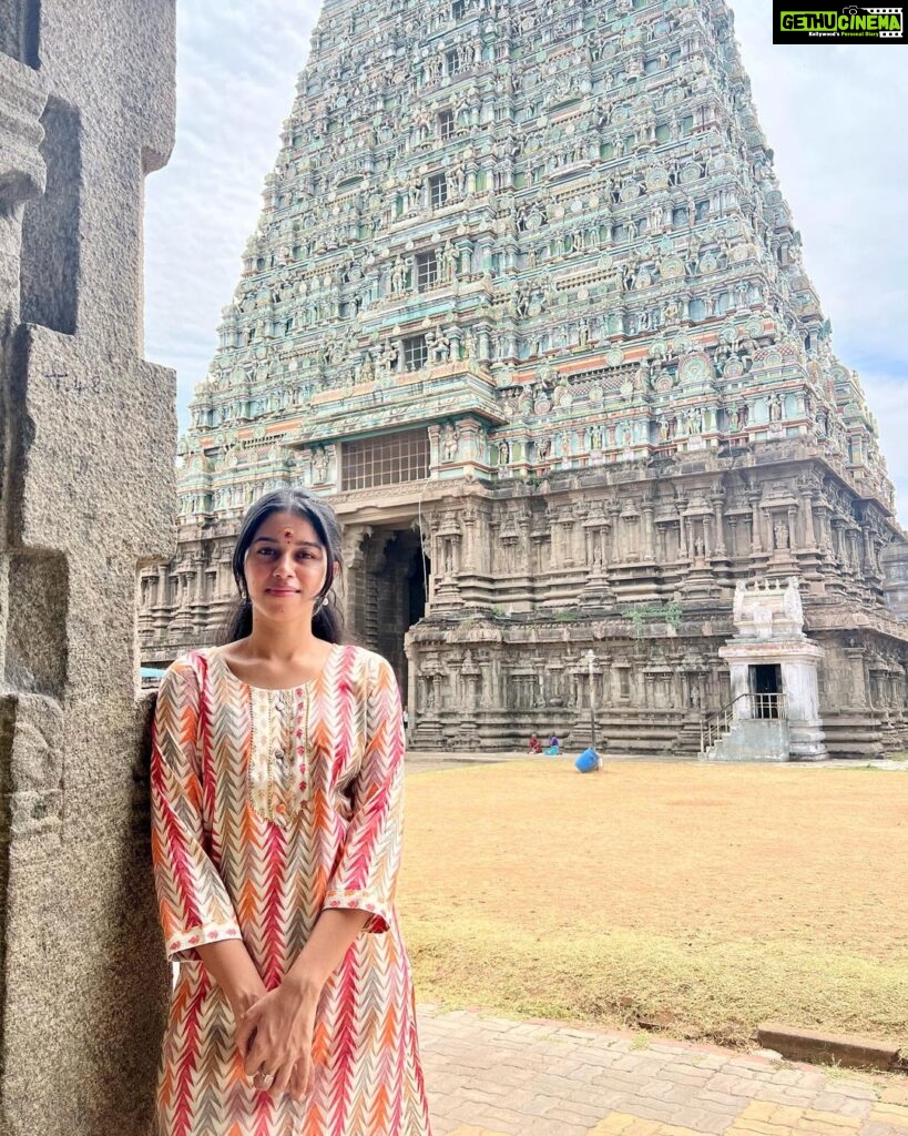 Mirnalini Ravi Instagram - 🛕 Kasi Viswanathar Temple, Tenkasi