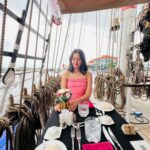 Mirnalini Ravi Instagram - To the most Romantic cruise dinner nights iv ever been to with Me & Myself 💗💁🏻‍♀️ Thank you @royalalbatross for giving me an extravagant experience & also the most delicious meal ever ! @madura_travel_service Wearing @theprlabel #theroyalalbatross #sunsetdinnercruise #breakfastcruise #dogcruise #piratesahoy #citylights #celebration #TallShipAdventure #SunsetsAreBack #sailaway #luxurydining #luxury #experience #singapore #tourism #SingaporeTourismAwards #passionmadepossible Tall Ship Royal Albatross