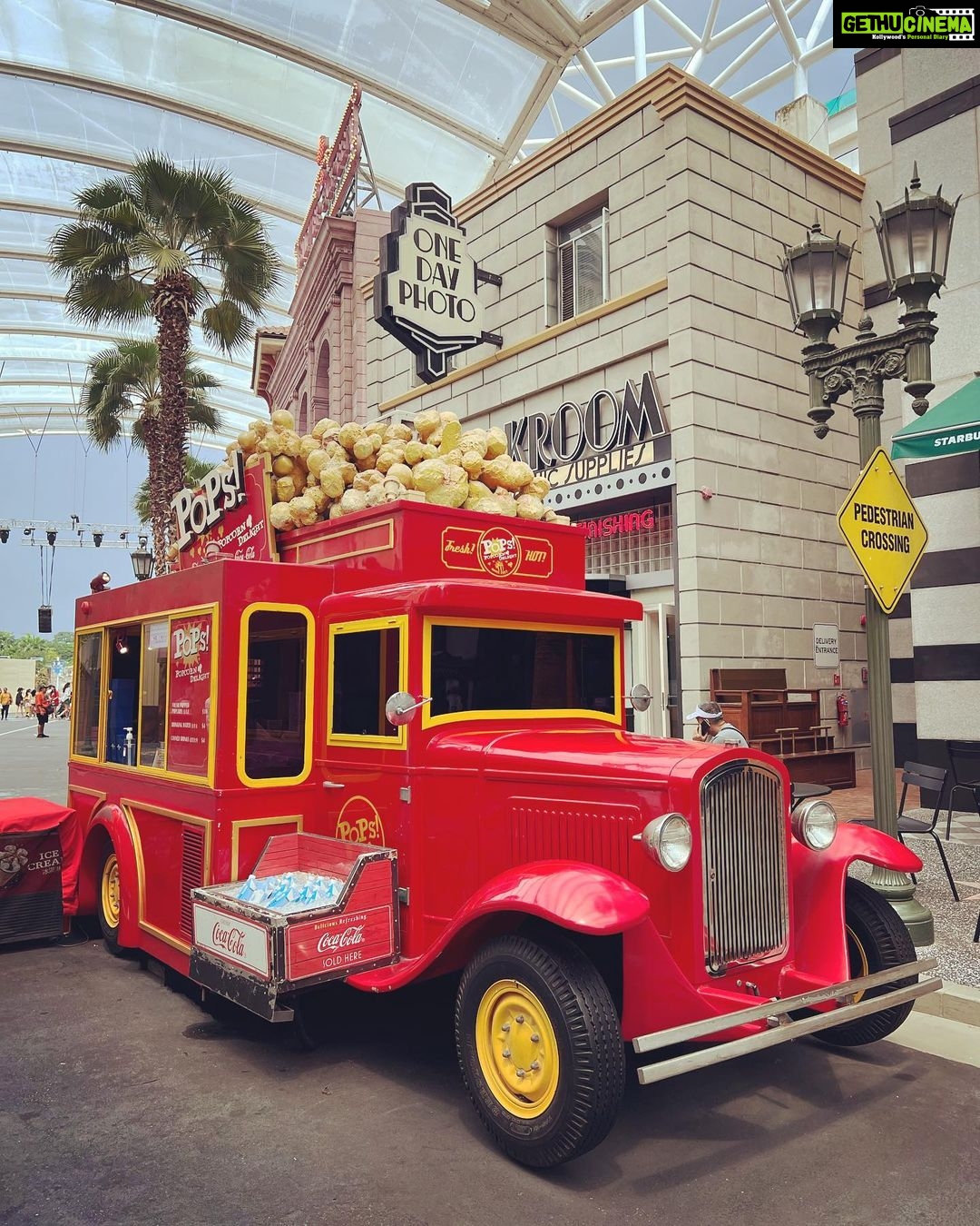 Mirnalini Ravi Instagram - Fulfilling her Childhood Dream 💠#NevertooLate Universal Studios Singapore