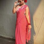 Mitali Nag Instagram - Swipe left to see some melanin swag 😉🔥 . . . Stylist @the_neerajpandey Outfit @kaashvibypoojakalra Outfit PR @pooja.kalra37 Earrings @adwitiyacollection Jewellery Stylist @rimadidthat Jewellery PR @mediatribein Mitaali Nag, Afsar Bitiya, Draupadi, Saree Look, Indian, dusky, brown girl, Indian actress, fashion, trending audio. Mumbai, Maharashtra