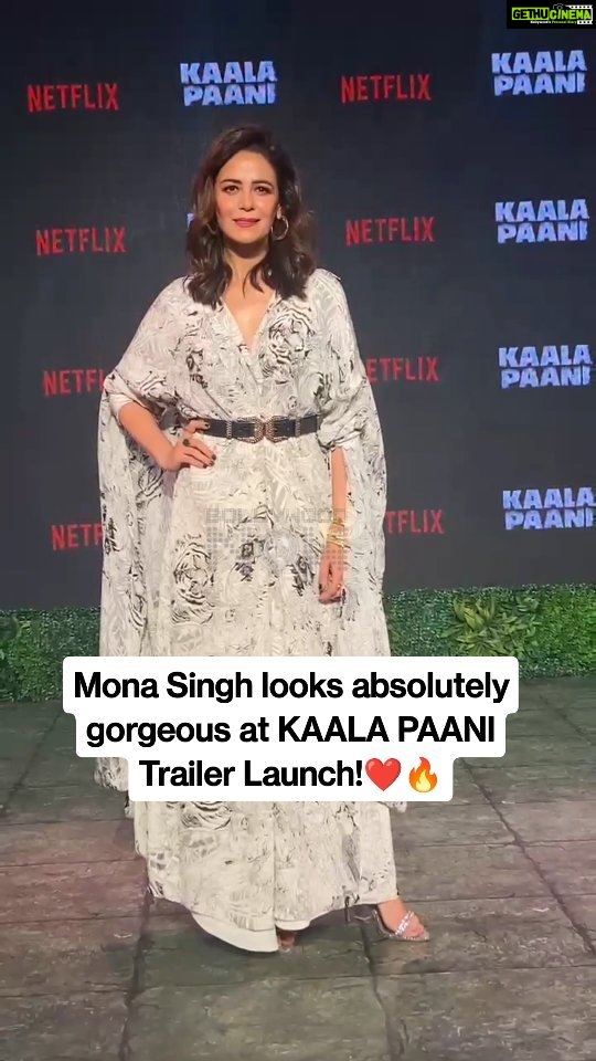 Mona Singh Instagram - Mona Singh looks stunning at the Kaala Paani Trailer Launch!🔥❤️ #monasingh #BollywoodNow #KaalaPaani #celebrity #netflixindia