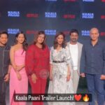 Mona Singh Instagram – Kaala Paani Trailer Launch!🔥❤️
#KaalaPaani #BollywoodNow #netflixindia #monasingh #ameywagh #ashotoshgowarikar #ott
