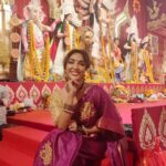 Mouli Ganguly Instagram - Happy dushera Shubho bijoya ♥️🙏 . . Wearing @sujatradesigns . @northbombaydurgapuja . . . @matsya_media @pr365_pr