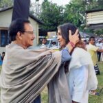 Mumtaz Sorcar Instagram - His blessings…. That’s all I need… 🧿🧿🧿🧿 #daddysprincess👑 #sorcar #pcsorcarjr #cinemagic