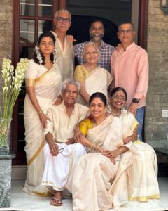 Nadhiya Instagram - May this Onam be showered with good luck, happiness and prosperity.. have a wonderful Onam🌼🌸

# festivals #onam #familytime #onamcelebration #kerala🌴